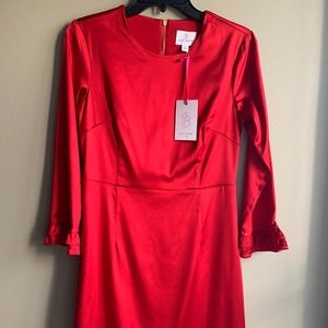 Julie Brown NYC sable dress - holly red - size 4 - Retail $275 NWT